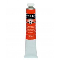 *MIR ACRÍLICO Cremoso Tubo 60ml. ROJO DE CADMIO CLARO