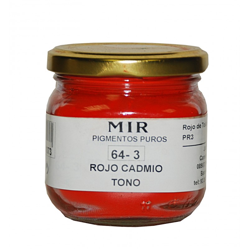 Pure Powdered Pigments MIR 150ml CADMIUM RED HUE