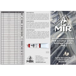 Acrylic MIR color chart...